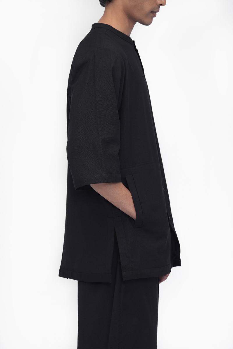 Lhoma Shirt cotton by Turn Black in black color for women Worldwide