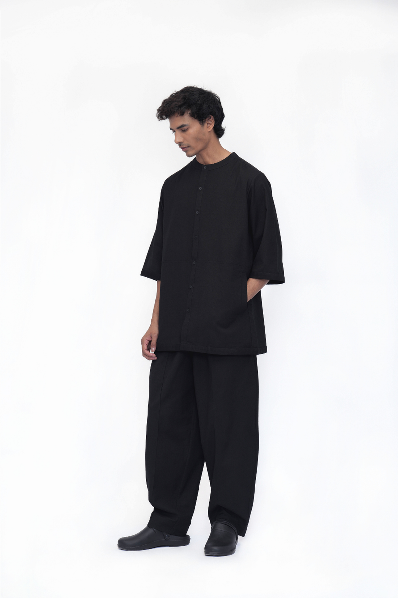 Lhoma Shirt cotton by Turn Black in black color for women Worldwide