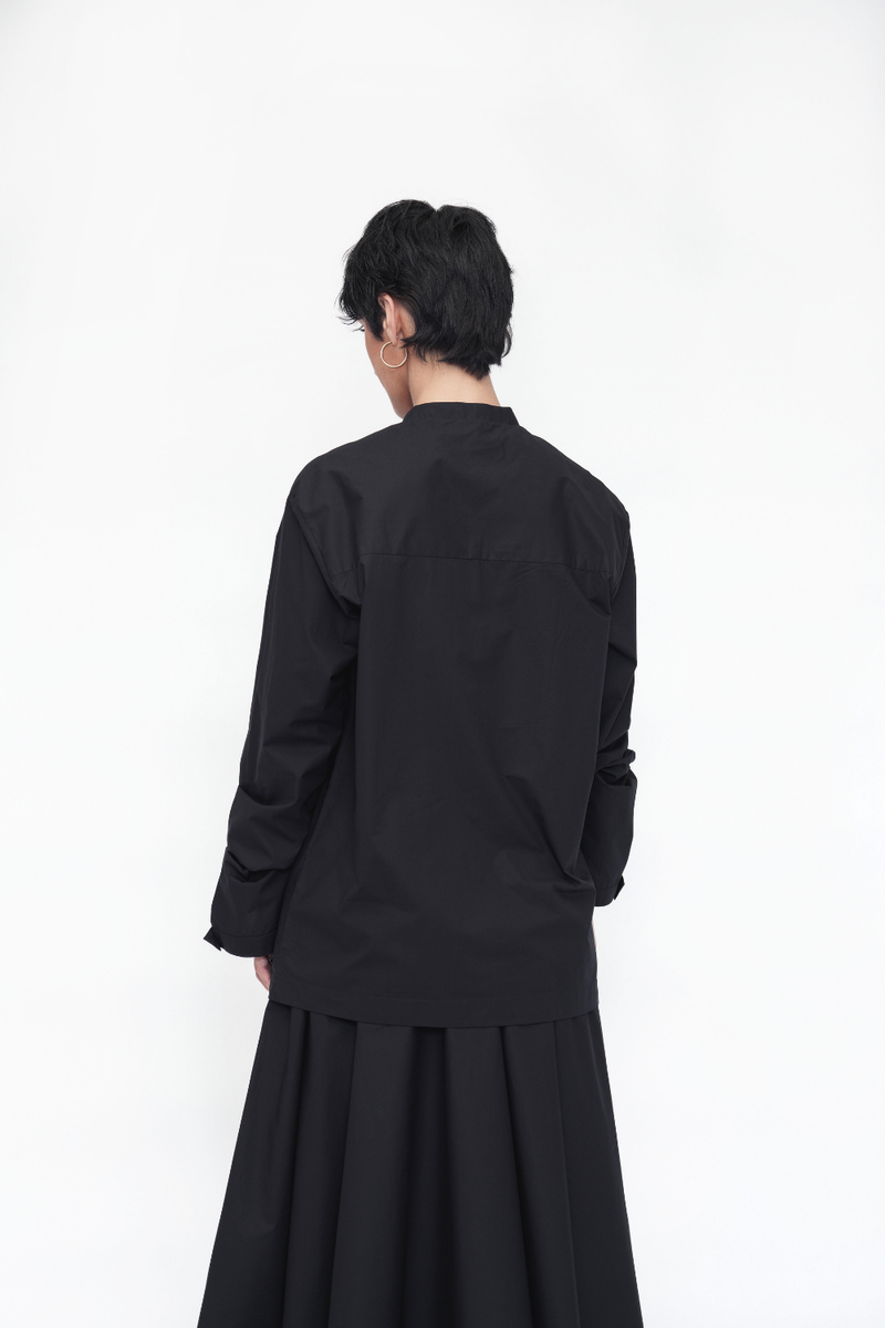 Yonten Shirt poplin by Turn Black in black color for women Worldwide