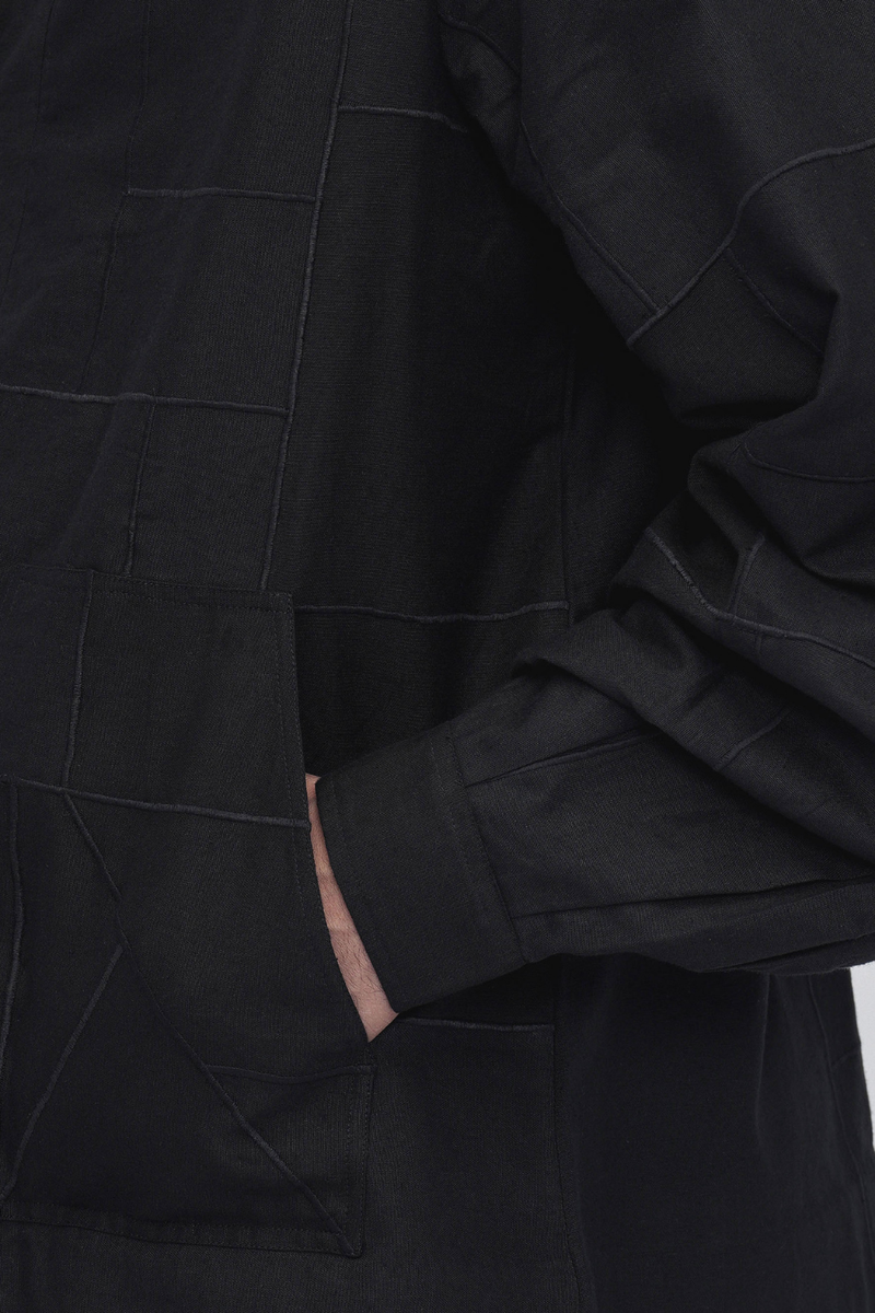 Shingka Overlay | Shirt cotton by Turn Black in black color for women Worldwide