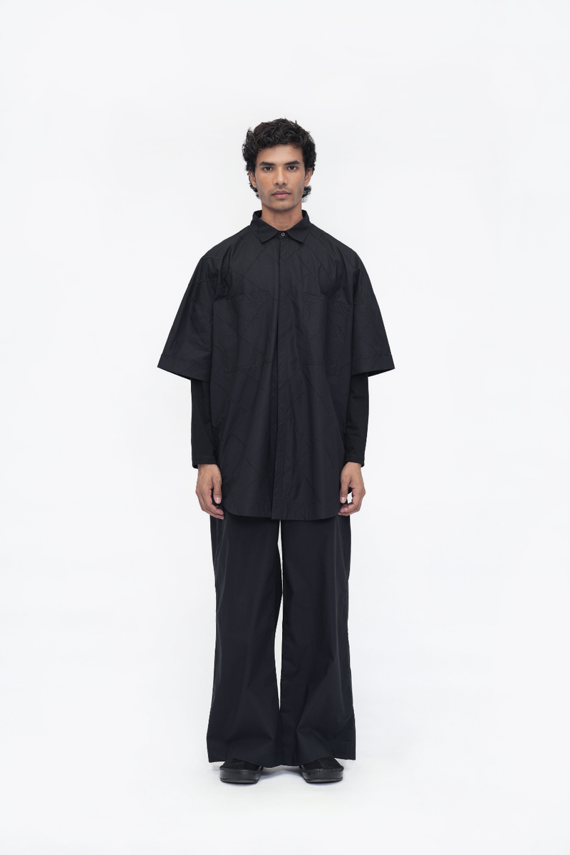Tara Shirt poplin by Turn Black in black color for women Worldwide
