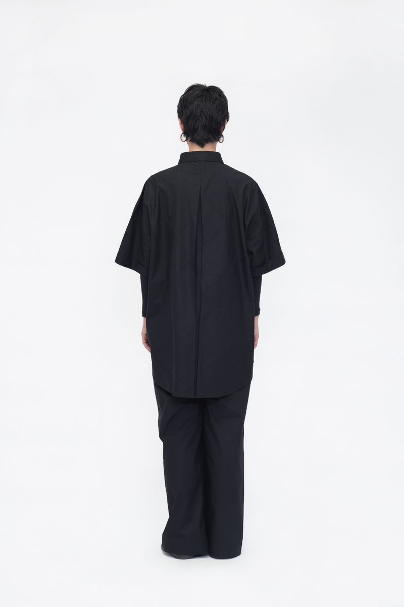 Tara Shirt poplin by Turn Black in black color for women Worldwide