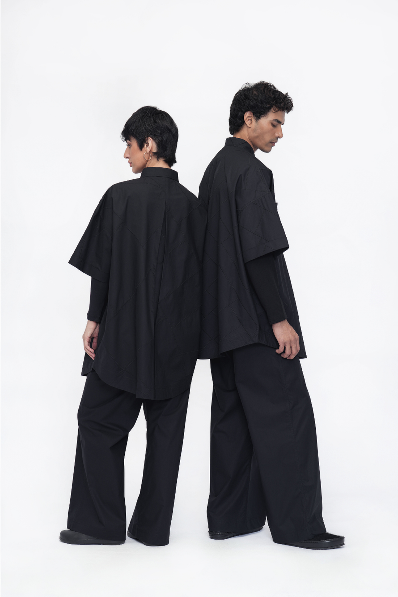 Tara Shirt poplin by Turn Black in black color for women Worldwide
