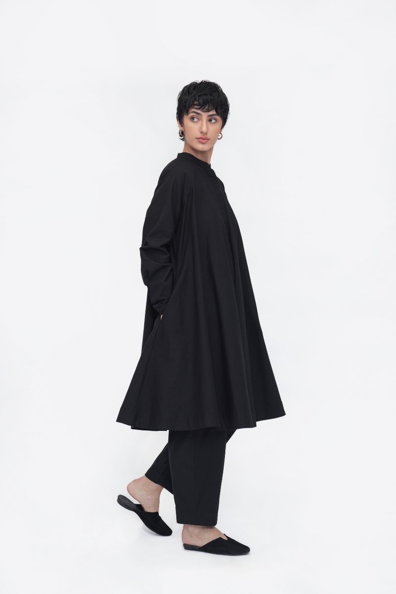 Yara Tunic cotton by Turn Black in black color for women Worldwide