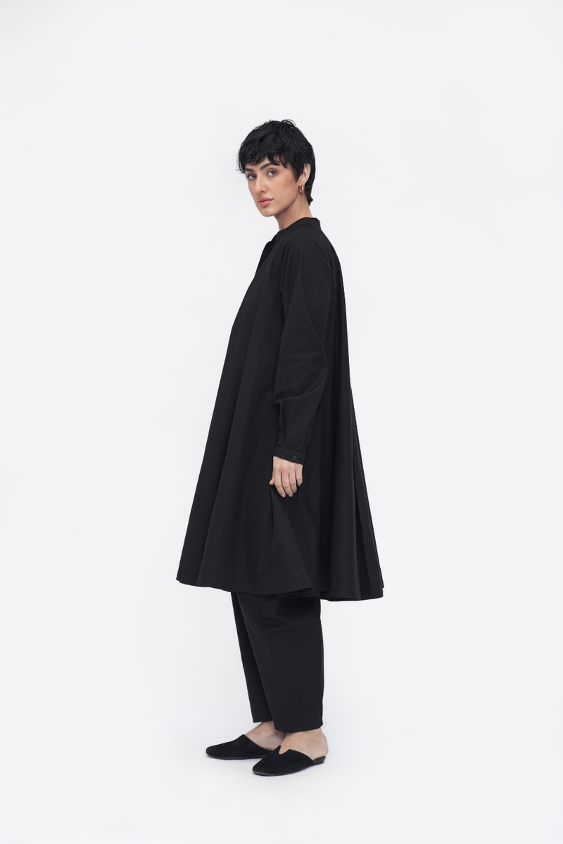 Yara Tunic cotton by Turn Black in black color for women Worldwide