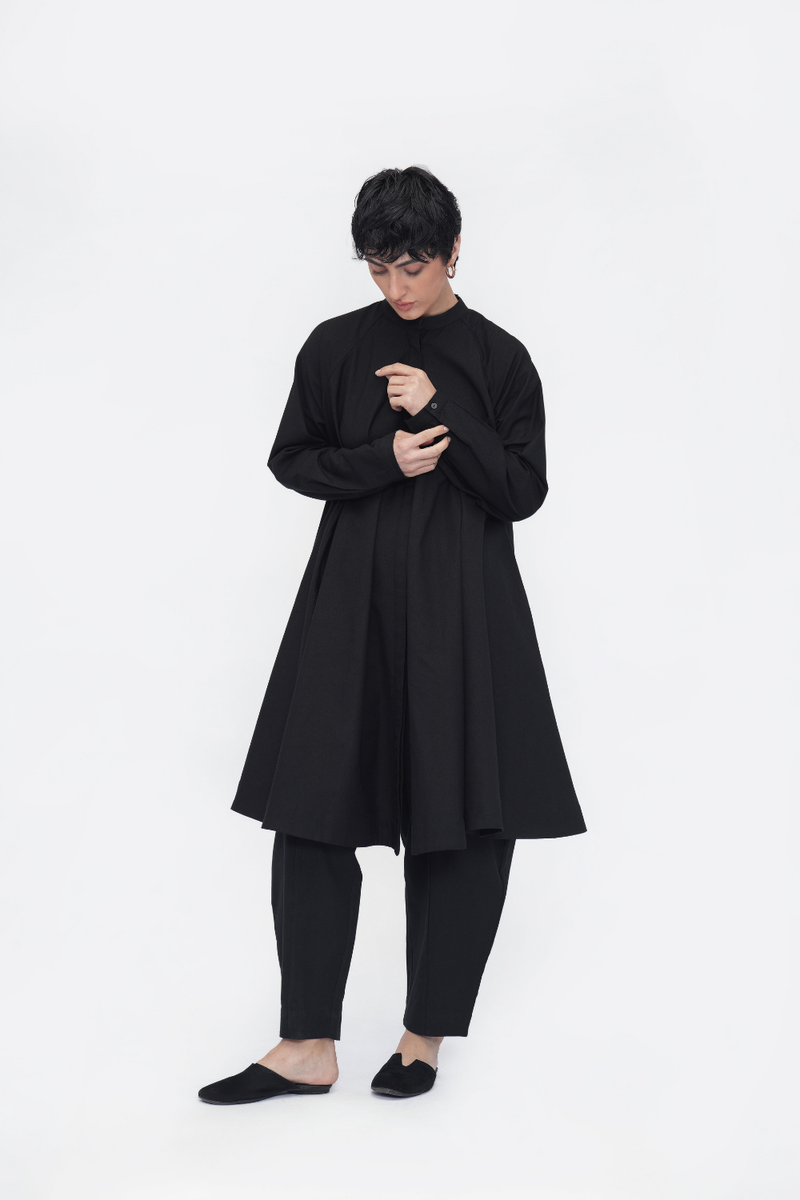 Yara Tunic cotton by Turn Black in black color for women Worldwide