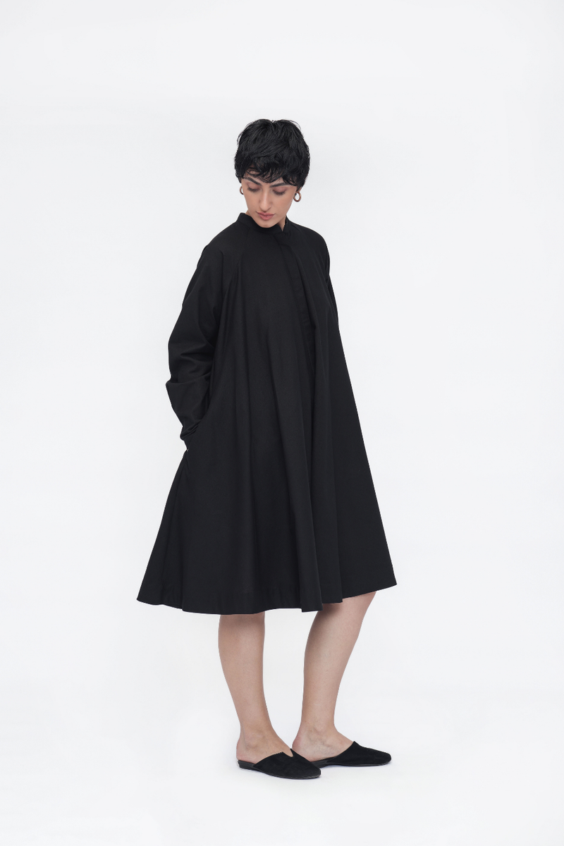 Yara Tunic cotton by Turn Black in black color for women Worldwide