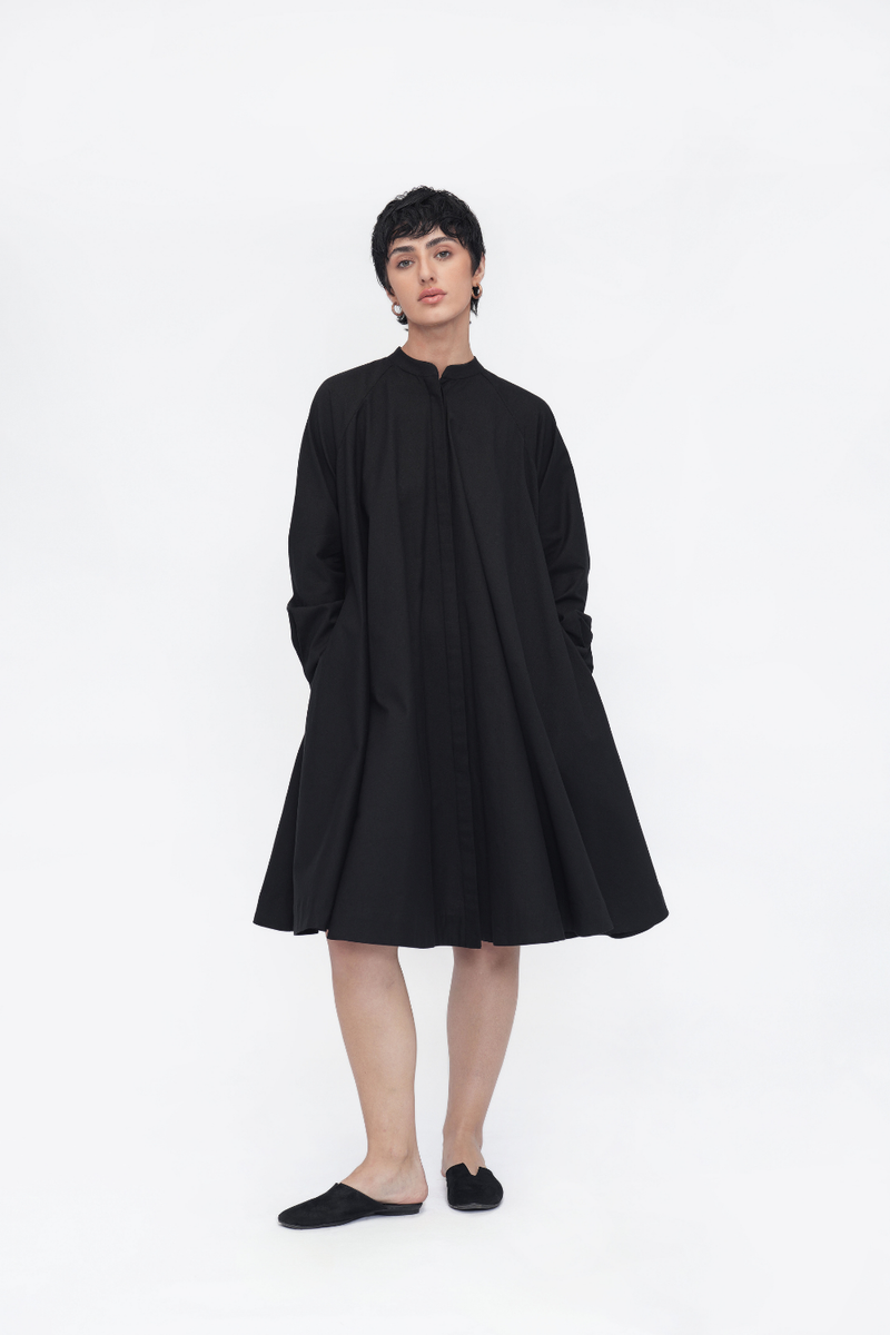 Yara Tunic cotton by Turn Black in black color for women Worldwide