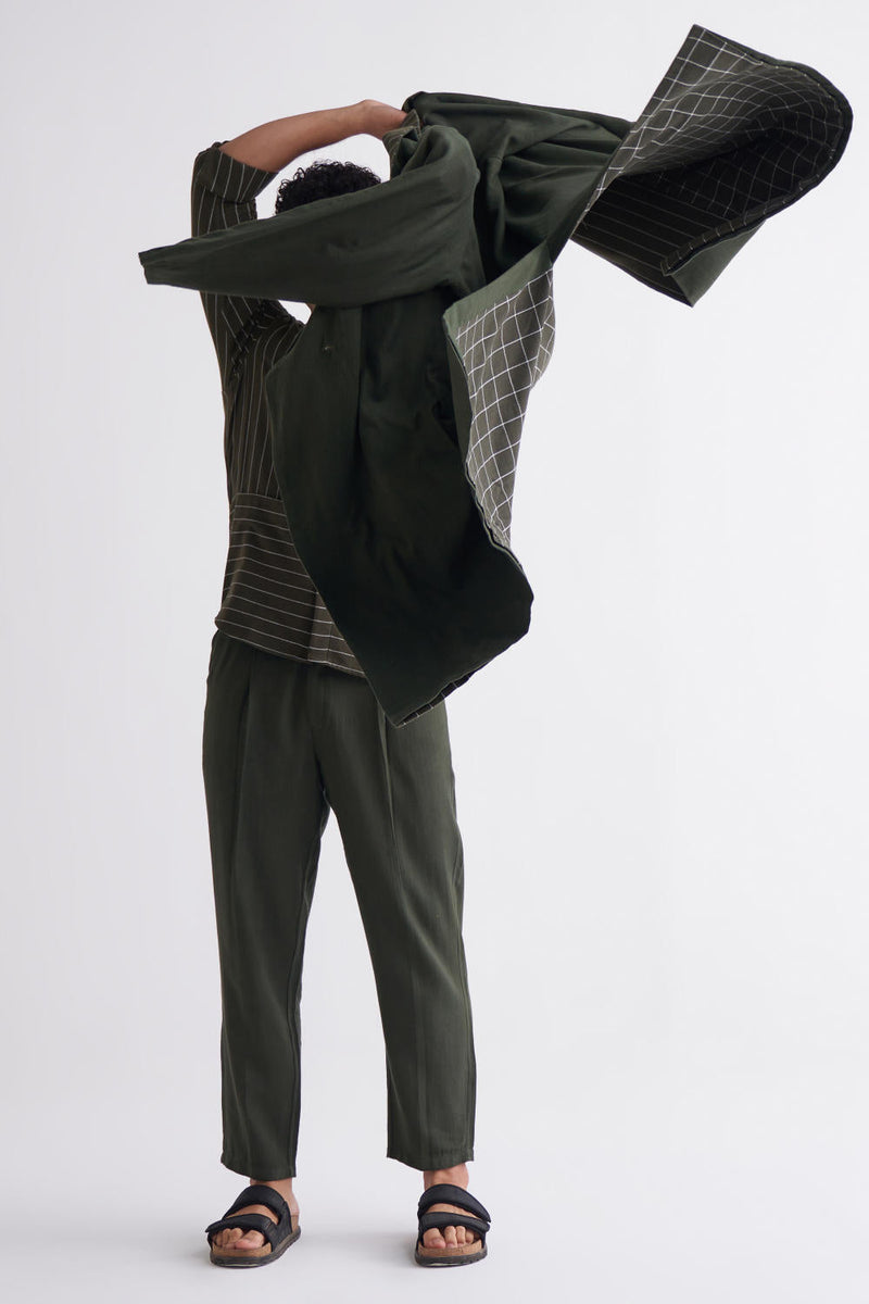 Trench Jacket Co-ord - Olive