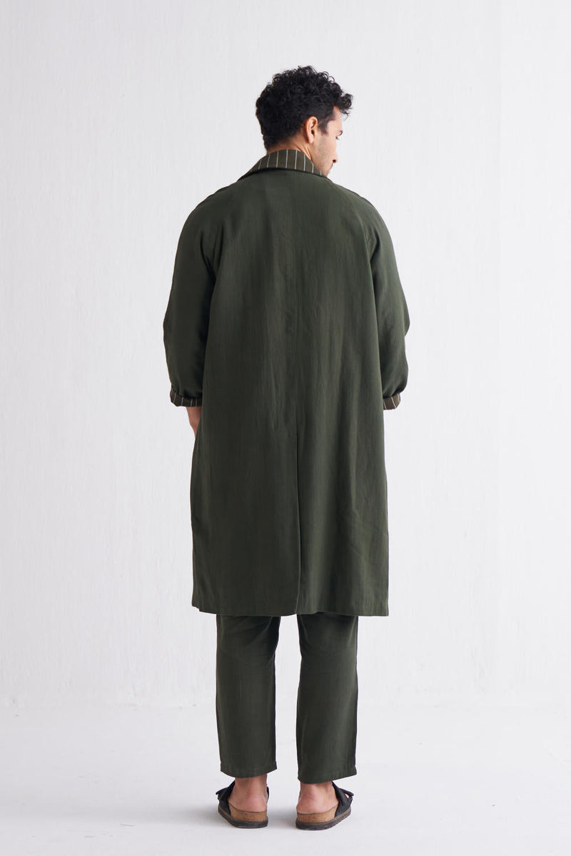 Trench Jacket Co-ord - Olive