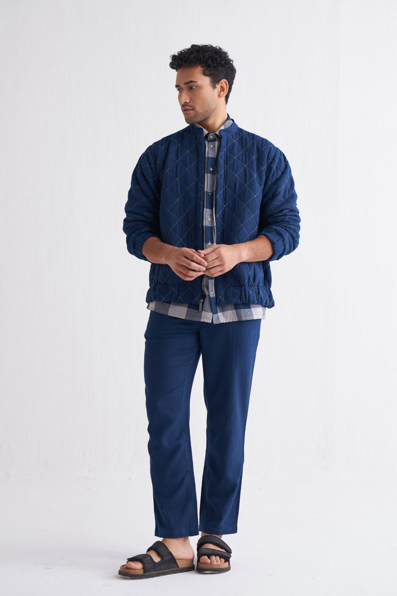 Bomber Jacket Co-ord - Navy