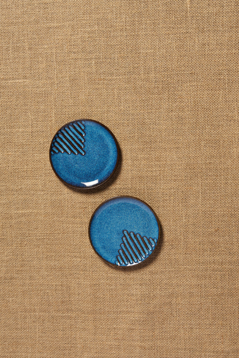 Tiger Hill Dessert Plate-Lines (Set of-2)