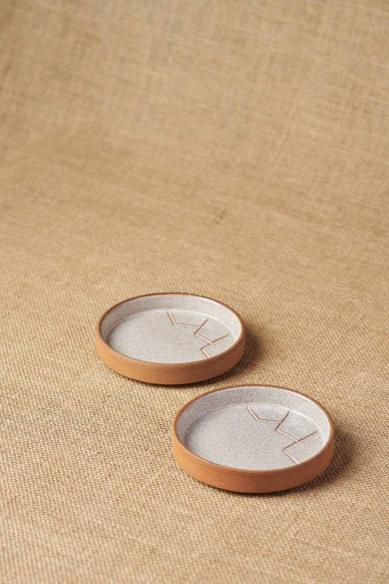 Tiger Hill Dessert Plate-Mountain Pattern (Set of 2)