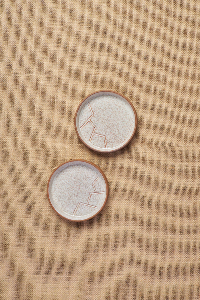 Tiger Hill Dessert Plate-Mountain Pattern (Set of 2)