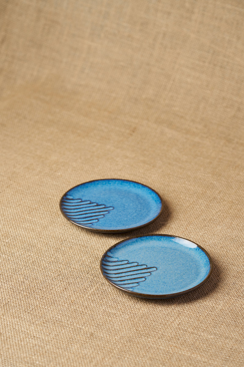 Tiger Hill Snack Plate (Set of-2)