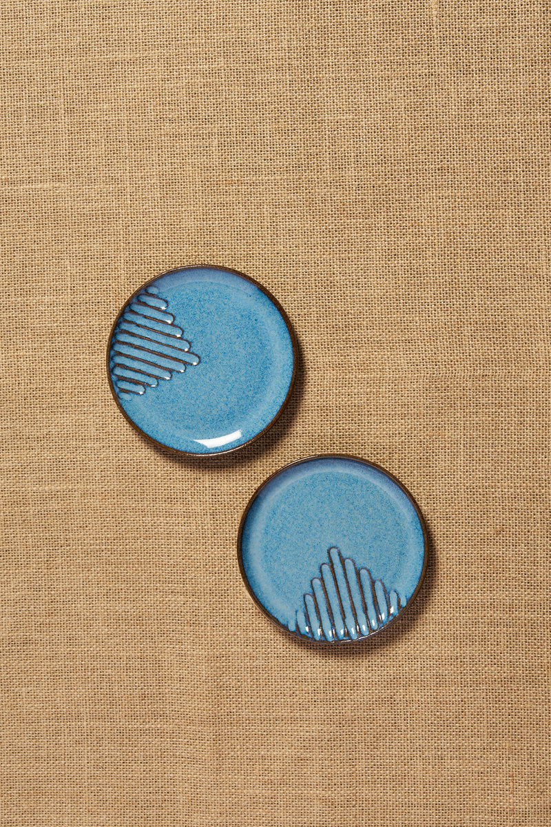 Tiger Hill Snack Plate (Set of-2)
