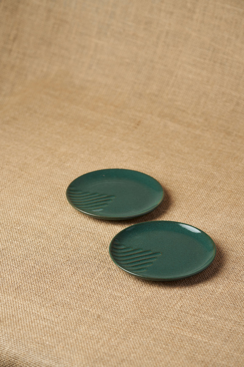 Tiger Hill Snack Plate (Set of-2)