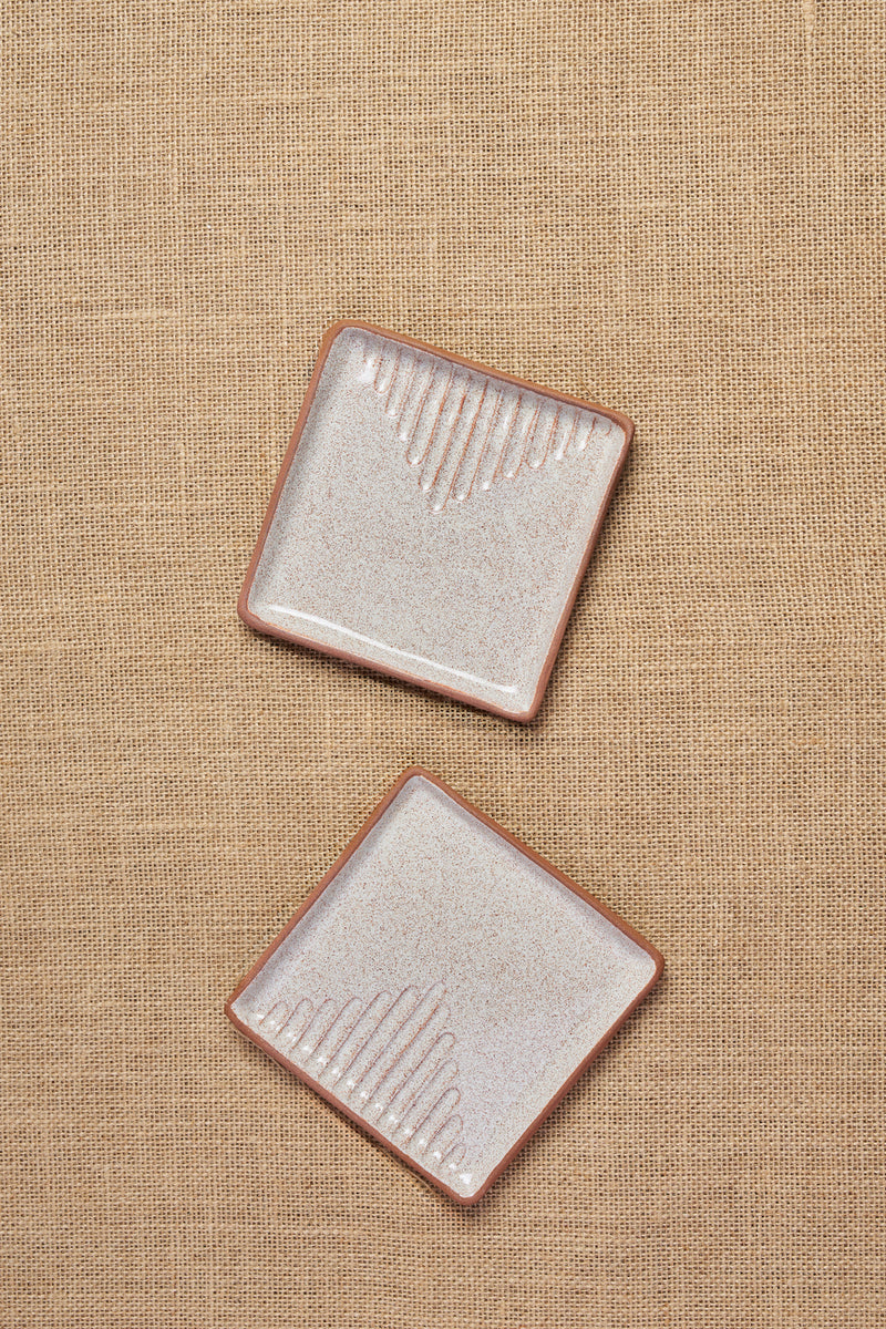Tiger Hill Square Plate (Set of 2)