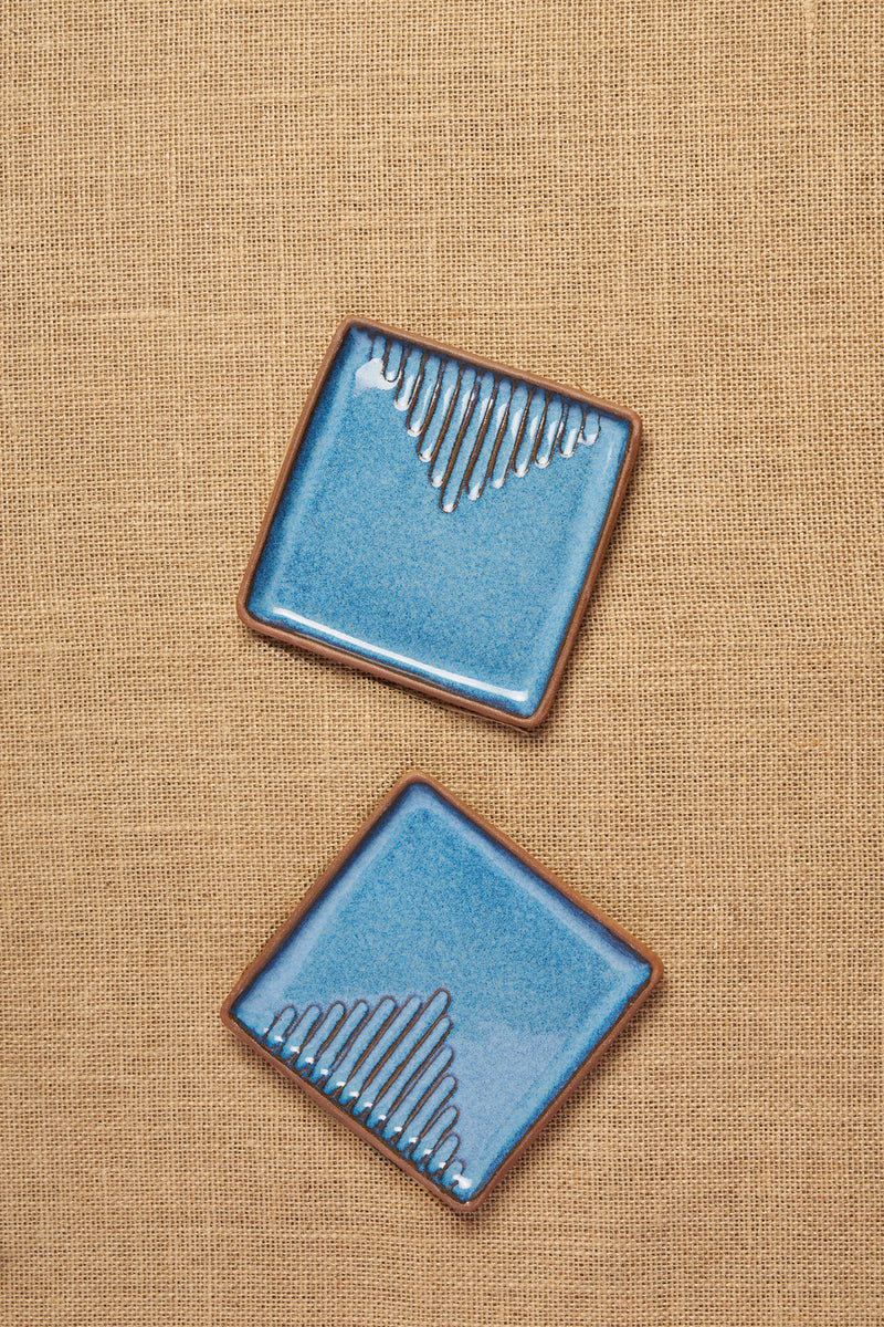 Tiger Hill Square Plate (Set of 2)