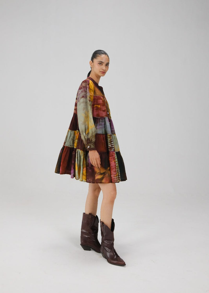 TIER DRESS-X-Ray cotton by CORD for women Worldwide