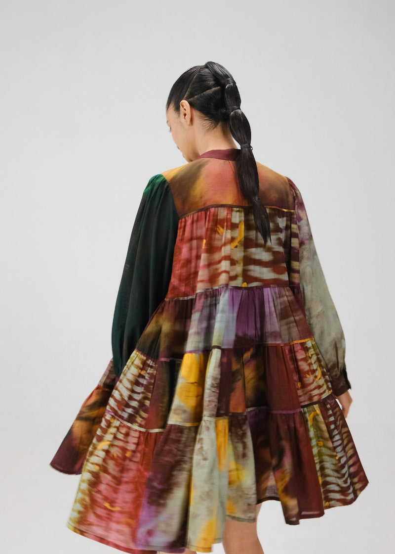 TIER DRESS-X-Ray cotton by CORD for women Worldwide