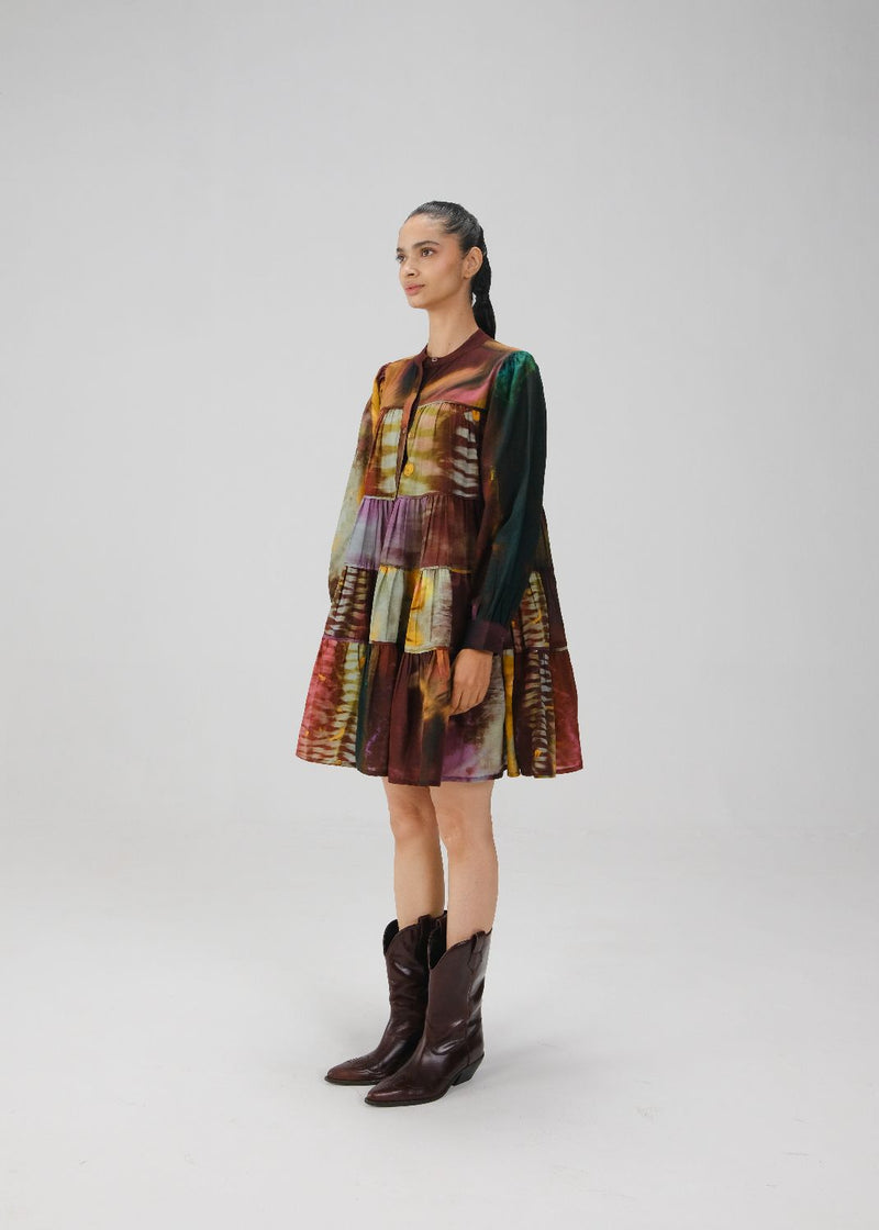 TIER DRESS-X-Ray cotton by CORD for women Worldwide