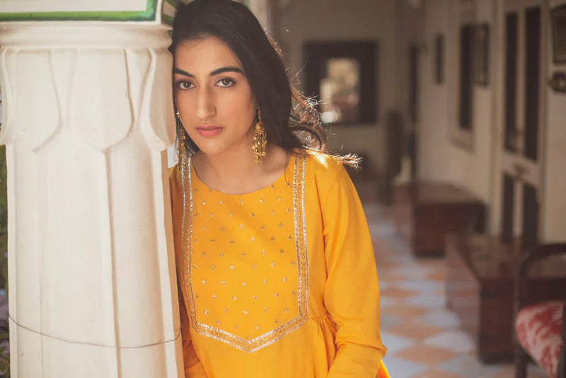 PĪLĀ (set of 3) Kurta Sets by TOKREE for women Worldwide
