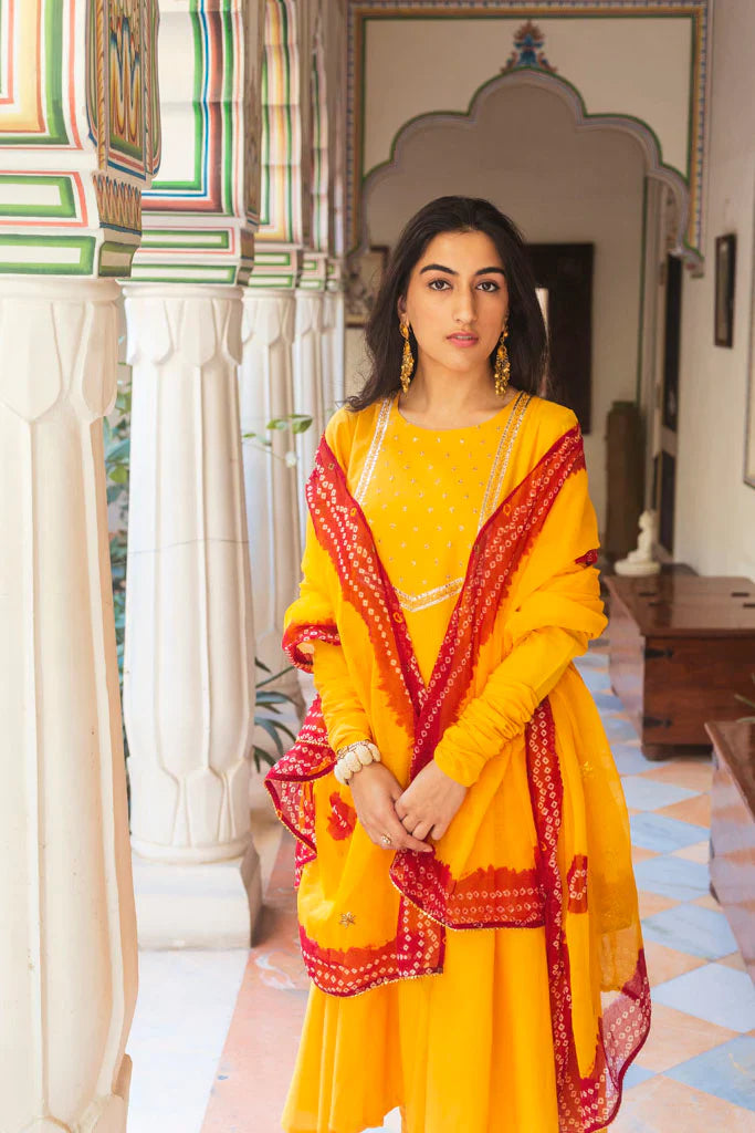 PĪLĀ (set of 3) Kurta Sets by TOKREE for women Worldwide
