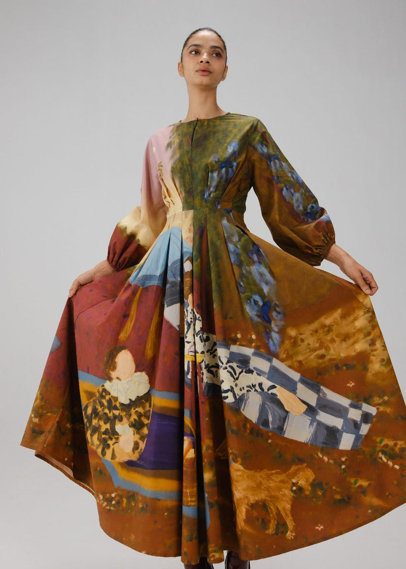 TOKYO DRESS-Lakeside cotton by CORD for women Worldwide