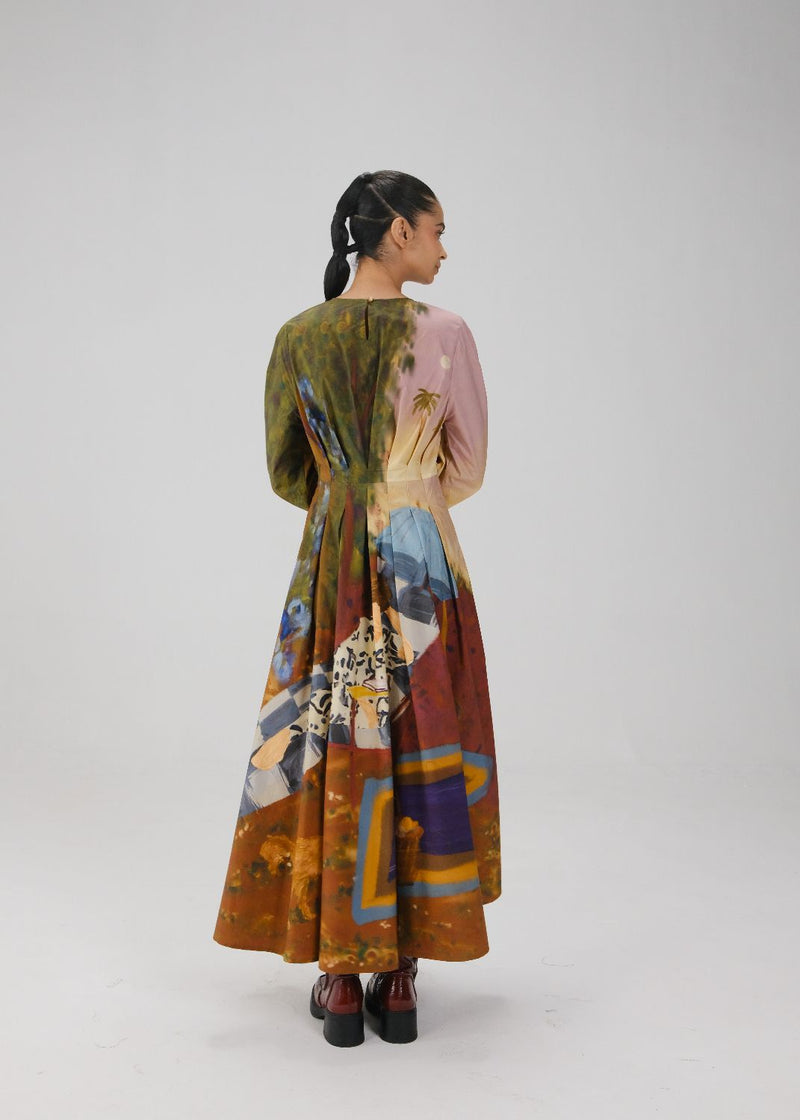 TOKYO DRESS-Lakeside cotton by CORD for women Worldwide