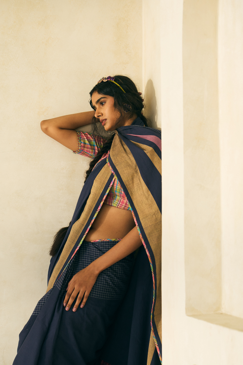 Tony Blouse cotton by SWATTI KAPOOR in multi color for women Worldwide