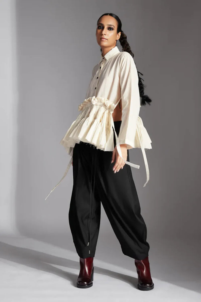 Miro Top-White cotton by Chola in white color for women Worldwide