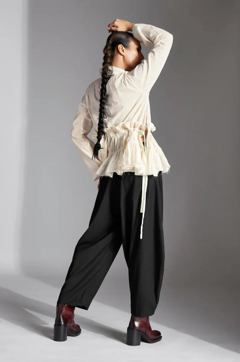 Miro Top-White cotton by Chola in white color for women Worldwide