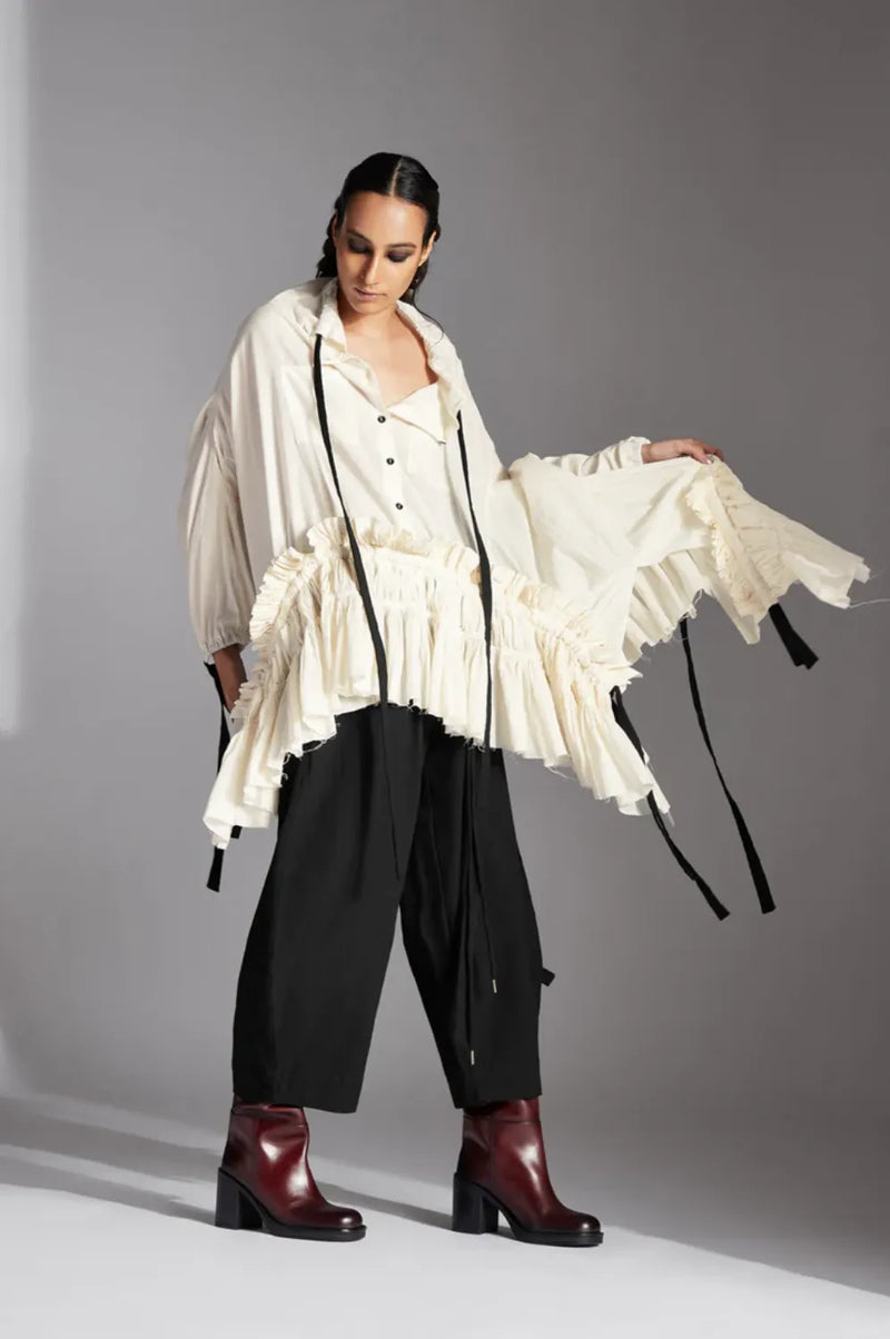 Rael Top-White cotton by Chola in white color for women Worldwide
