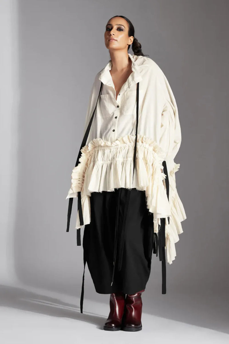 Rael Top-White cotton by Chola in white color for women Worldwide