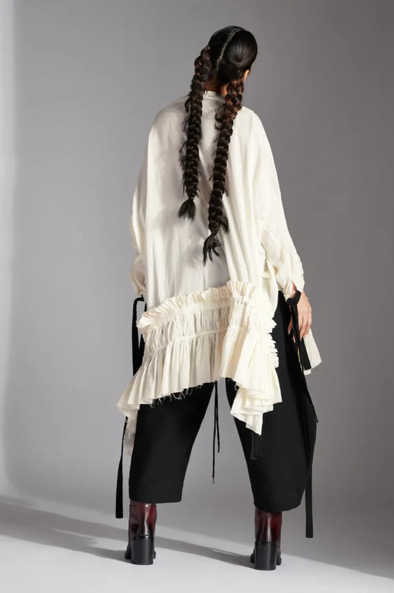 Rael Top-White cotton by Chola in white color for women Worldwide