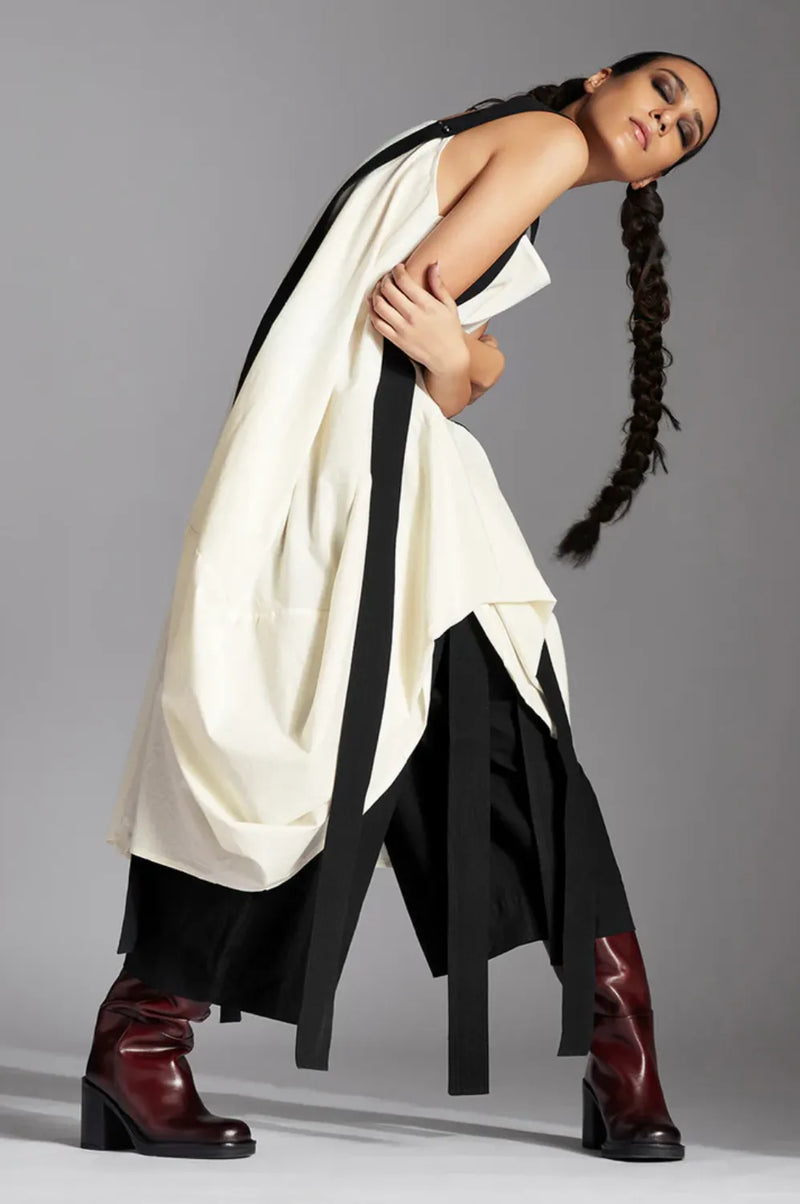 Reni Top-White cotton by Chola in white color for women Worldwide