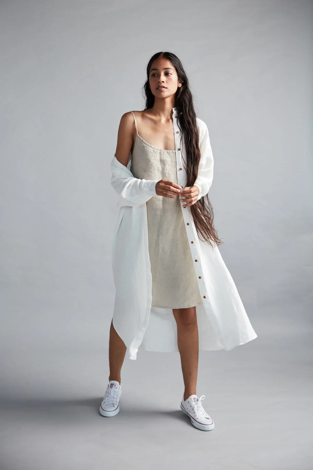 Taj Linen Shirt Dress