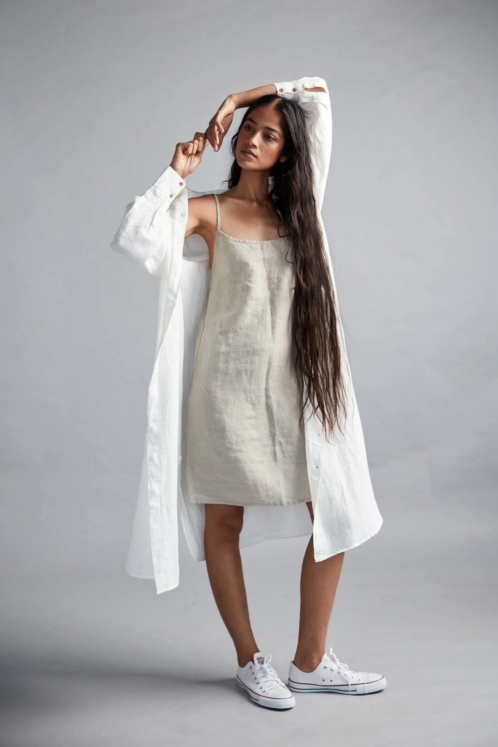 Taj Linen Shirt Dress