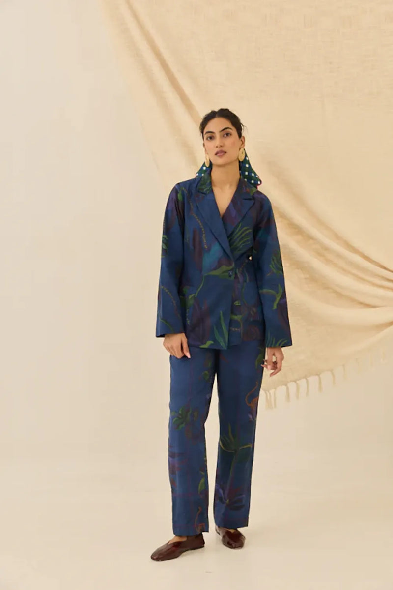 Tara Blazer Set With Corsage by JodiLife for women Worldwide