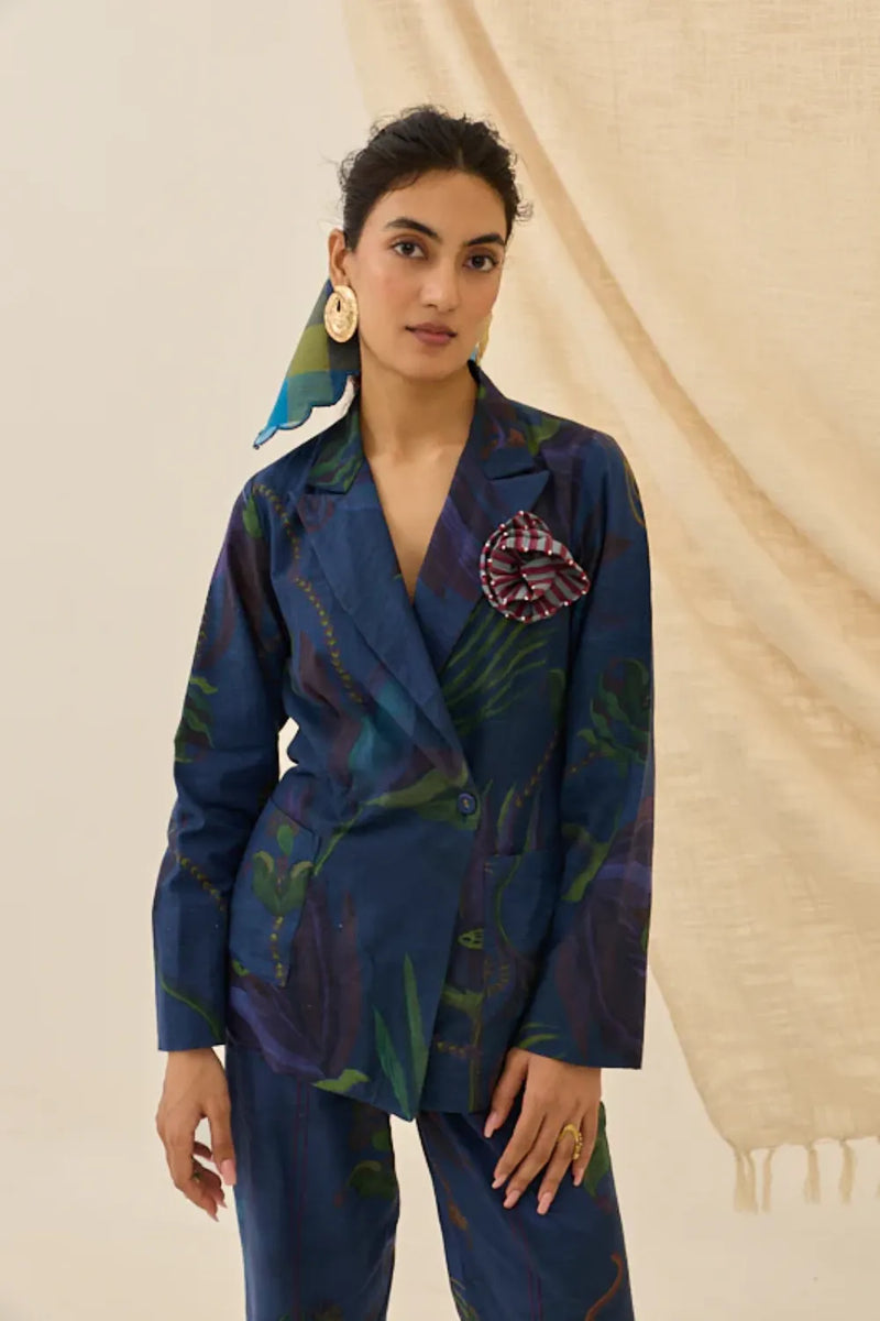 Tara Blazer With Corsage by JodiLife for women Worldwide