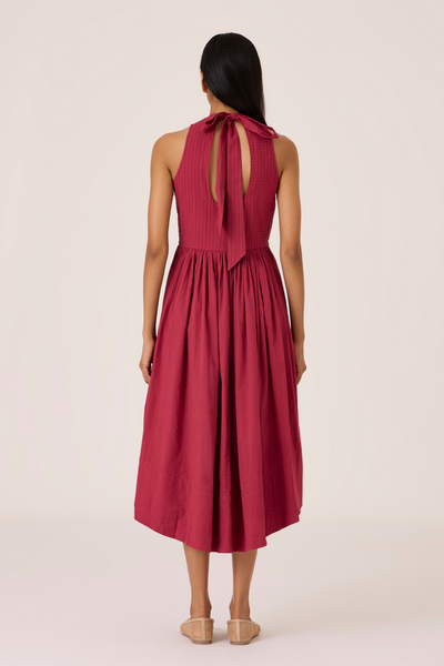 Tehia Berry Cotton Midi Dress