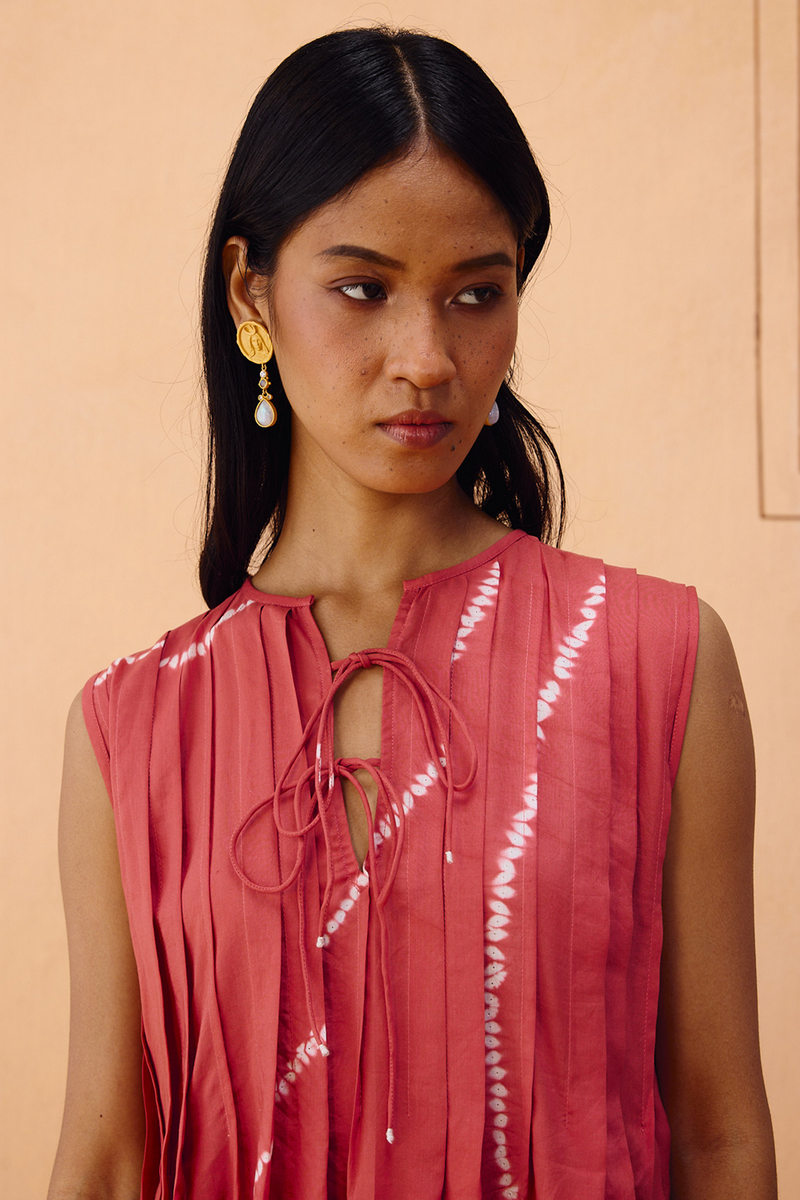Terracotta Memories Lyocell Dress lyocell dress by SUI in terra for women Worldwide