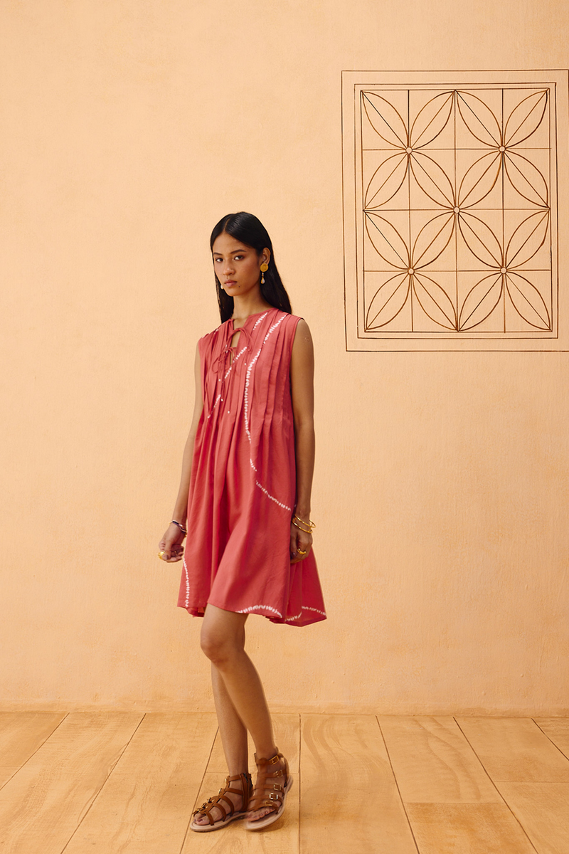 Terracotta Memories Lyocell Dress lyocell dress by SUI in terra for women Worldwide