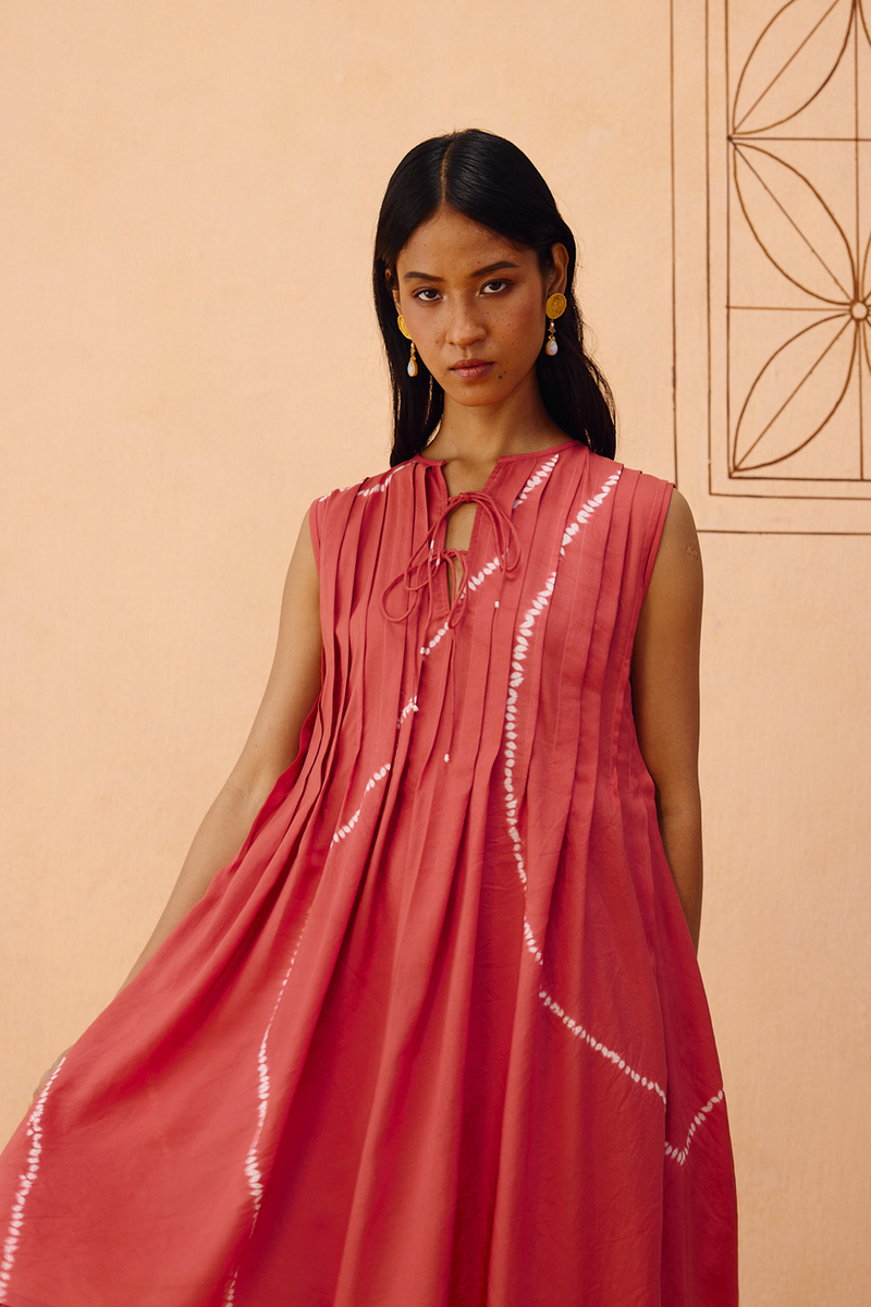 Terracotta Memories Lyocell Dress lyocell dress by SUI in terra for women Worldwide