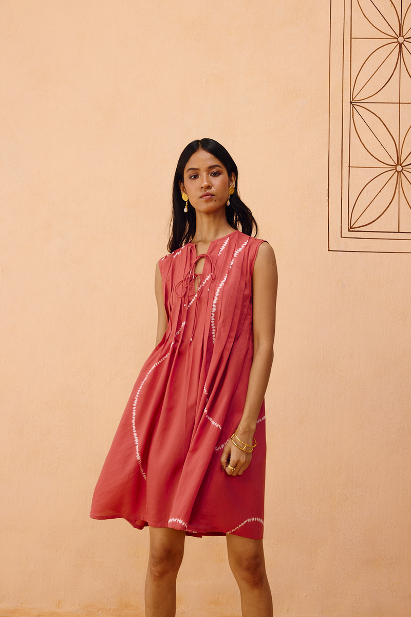 Terracotta Memories Lyocell Dress lyocell dress by SUI in terra for women Worldwide