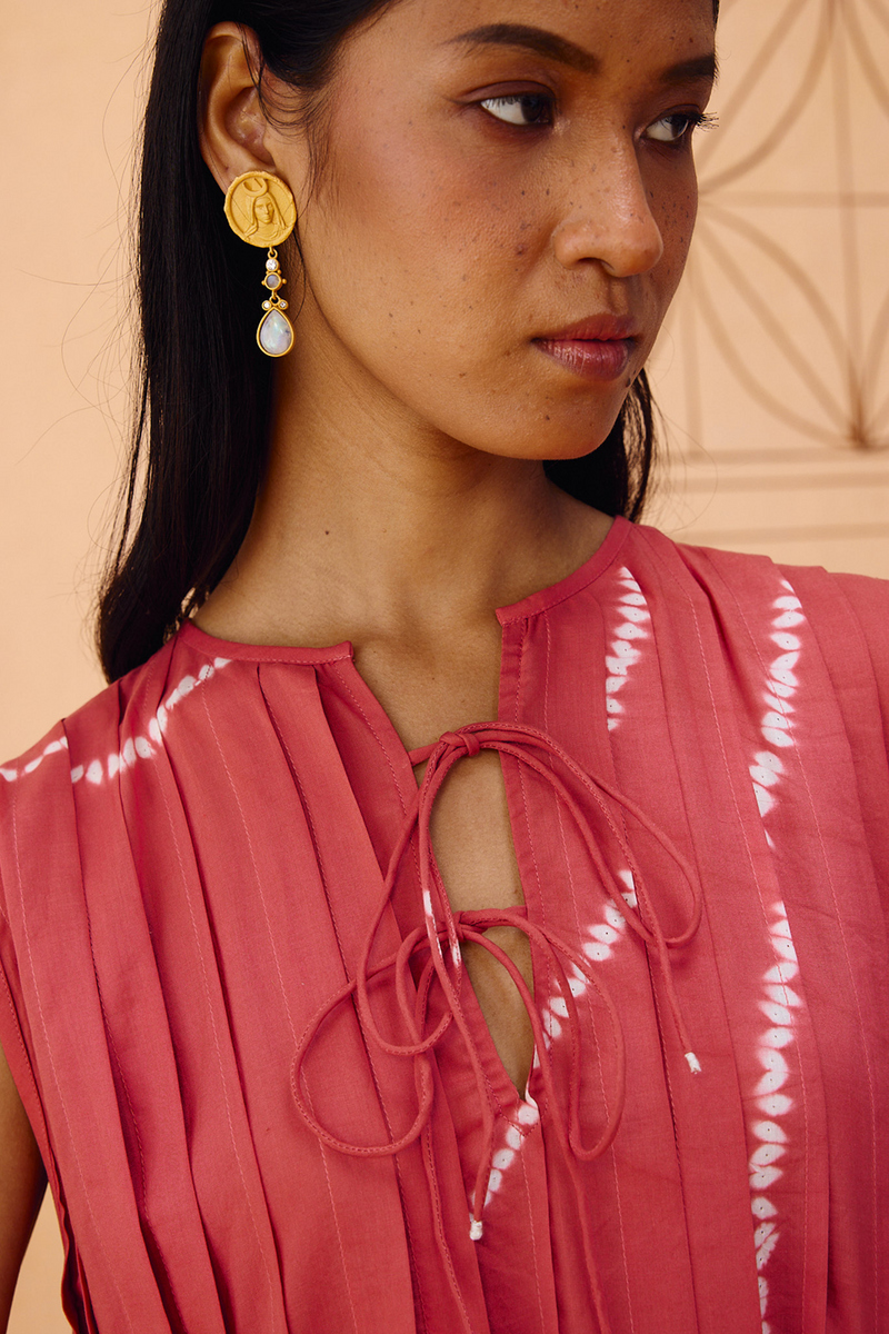 Terracotta Memories Lyocell Dress lyocell dress by SUI in terra for women Worldwide