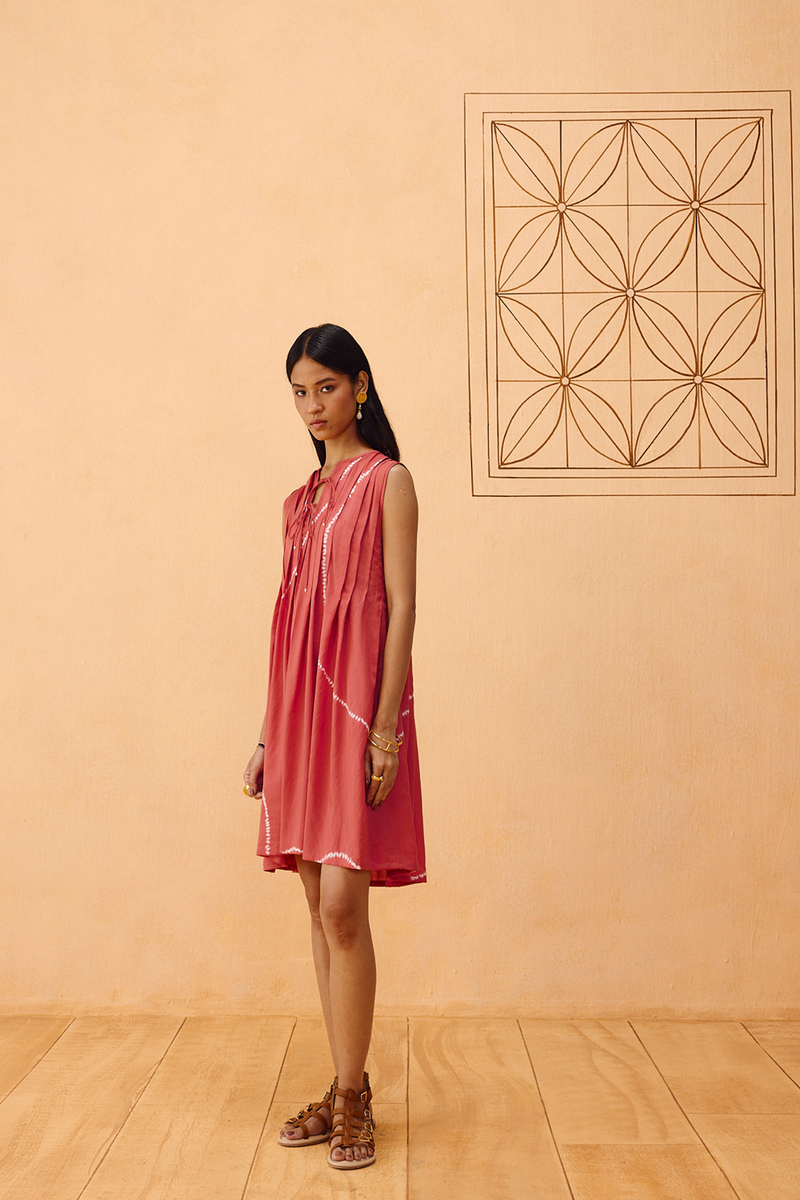 Terracotta Memories Lyocell Dress lyocell dress by SUI in terra for women Worldwide