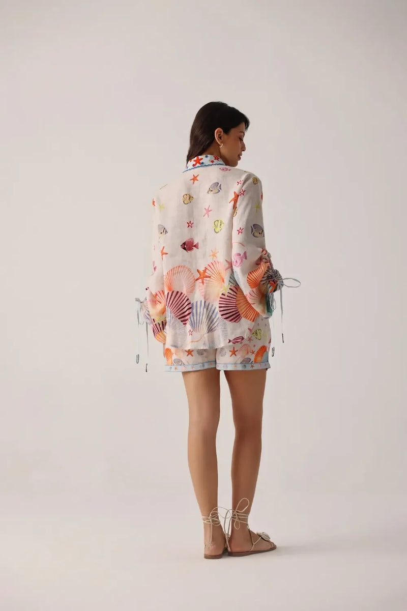 Thais Shirt - Seaborn all linen by NOIB for women Worldwide