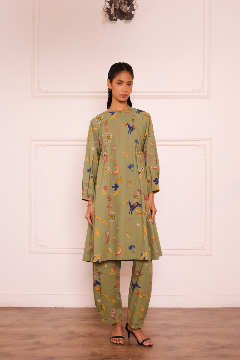 The Bold Organic Cotton Poplin Kurta